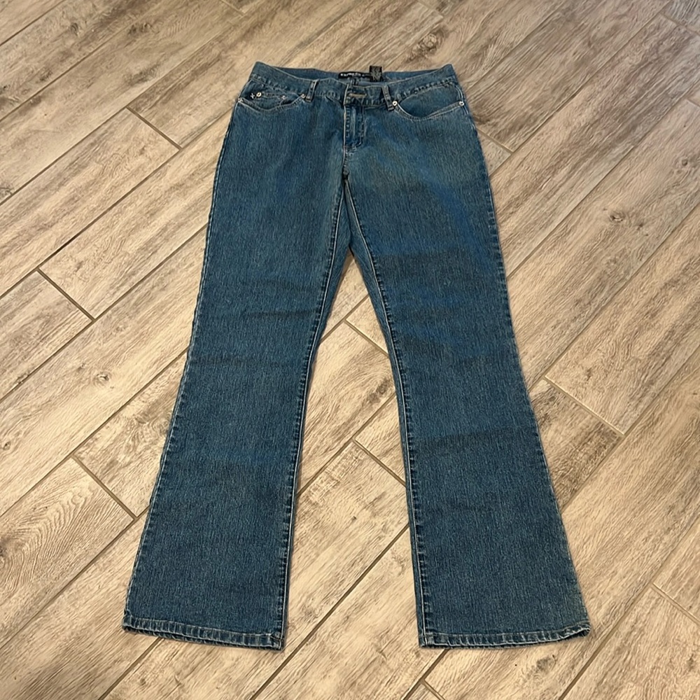 Express mid rise stretch jean